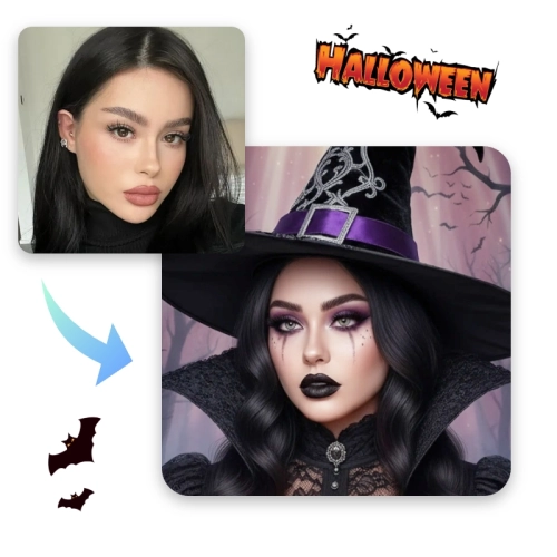 Créez des images profil Halloween personnalisées